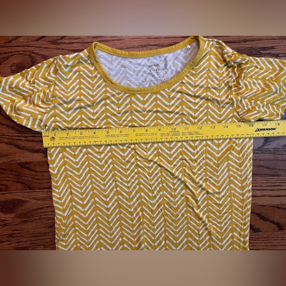 Little Sleepies Sunny Chevron 2-Piece Bamboo Pajama Set - Girls Size 16 - Picture 7 of 9